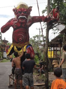 Ogoh ogoh, avant départ, Bali, Indonésie (1)