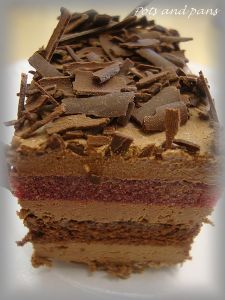entremets framboise choc25