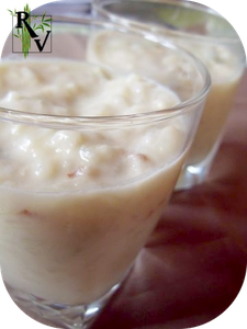 Riz au Lait à la Rhubarbe