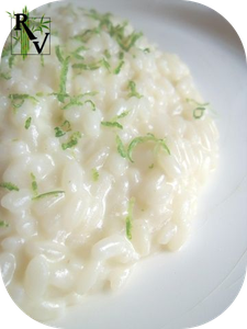 Risotto au citron vert & crème de coco