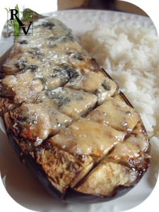 Aubergine au Roquefort