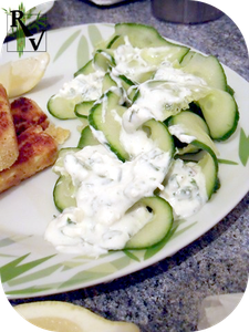 Salade de Concombre façon Tzatziki