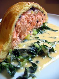 salmon pastry