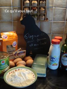 Flognarde aux poires et au lait