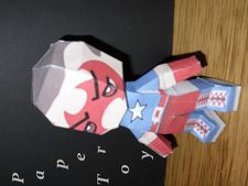 Paper Toy- CatcherBudyPokecote