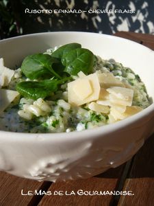 Risotto epinards