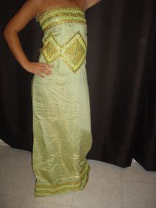 Robe Kabyle Verte Au Royaume Des Princesses