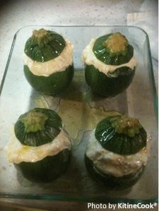 COURGETTES FARCIES A LA BRANDADE