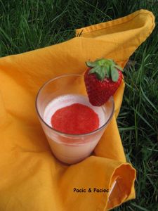panna cotta fragole