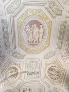Vatican- Plafond musée 1