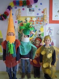 C\u0027est dans les classes de l\u0027école Brassens qu\u0027ont poussé les petits légumes qui ont transformé la cité Saint Michel en jardin féérique cet après midi à