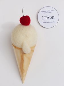 glace cerise détail