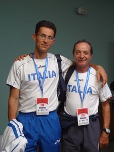 Ivan Cudin con Mario Ardemagni - Campionato del Mondo 24 ore 2012 - Katowice - Foto di Maurizio Crispi