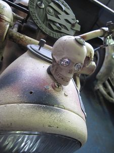 Zündapp crâne mascotte