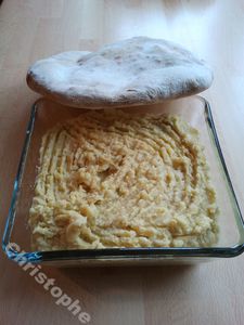 houmous + pain pita