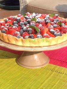 Tarte aux fruits rouges