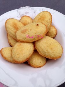 Madeleines à la fève tonka
