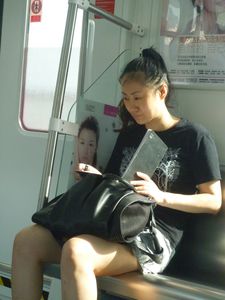 Le quotidien du metro à Shenzhen