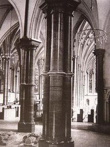 Choeur de l'église du temple de Londres (XIIIe siècle)