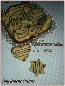 biscuits beurre de cacahuètes choco