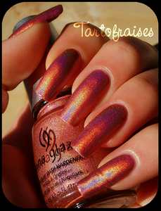 tartofraise nail art ongle vernis