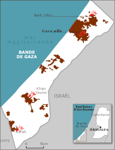 jerusalem-Carte Gaza