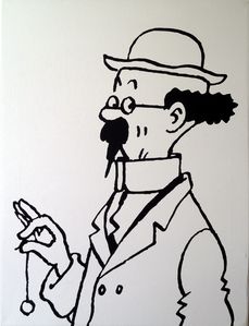 Tintin - Professeur Tryphon Tournesol WIP 01