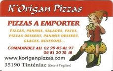 K'origan Pizzas