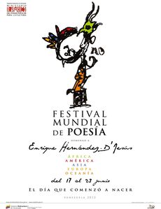 AFICHE 9no Festival Mundial de Poesía de Venezuela 2012