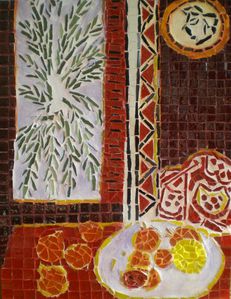 03-mosaïque d'un tableau de Matisse, réalisée par Véronique