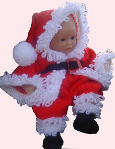 null pere noel detouré fond rosé
