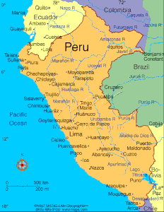 0508 Huaraz - Carte du Pérou