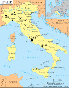 Italie-carte