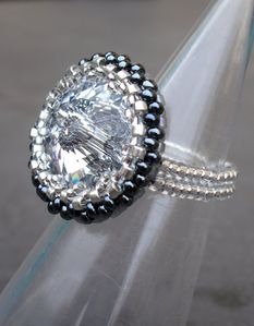 BAGUE BOUTON CRISTAL3