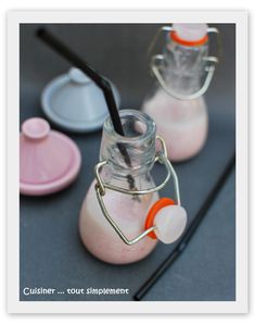 smoothie melon - fraises