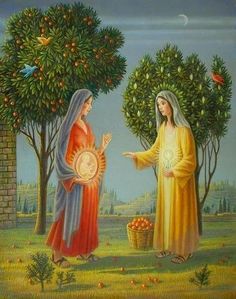 Visitation de la Vierge Marie : 31 mai.