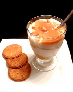 verrine poire mascarpone au caramel de beurre salé