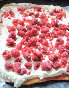 biscut creme framboises