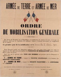 Ordre Mobilisation 14 2 août