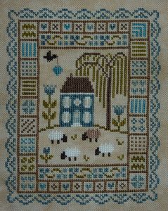 maison bleue terminée