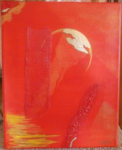 en rouge