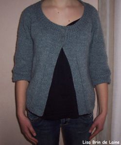 gilet gris devant