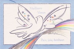 carte voeux.2010 colombe