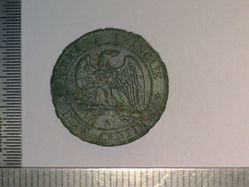 1-Piece 2 CENTIMES 1861-NAPOLEON III