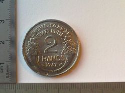 1-Piece 2 FRANCS 1947