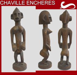 CHAVILLE ENCHERES STATUETTE AFRICAINE 2