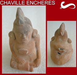 chaville encheres statuette antropomorphe