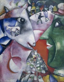 60 Chagall 11 Au village Moma NY