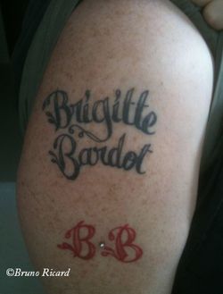 Tatouage Brigitte Bardot de Bruno Ricard (Blog Bagnaud) - 1
