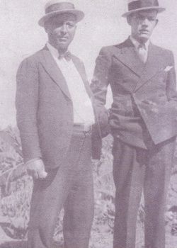 Juan Bosch junto a Federico Mella Villanueva 1938